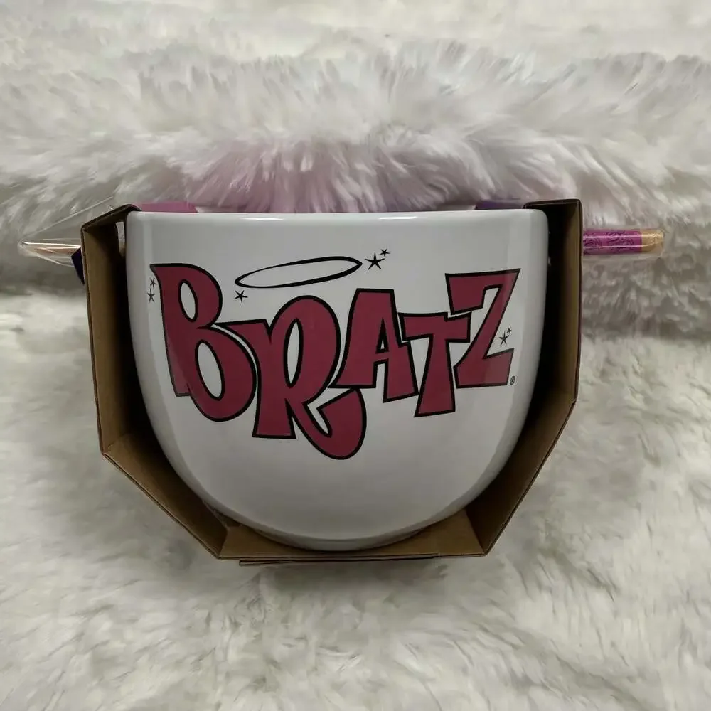 Bratz Ceramic Ramen Bowl with Chopsticks